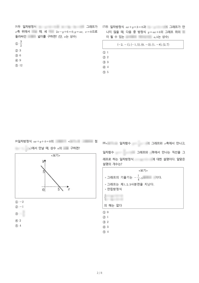 신목중학교 (서울 양천구) 중등2 2022 2학기 중간 2페이지