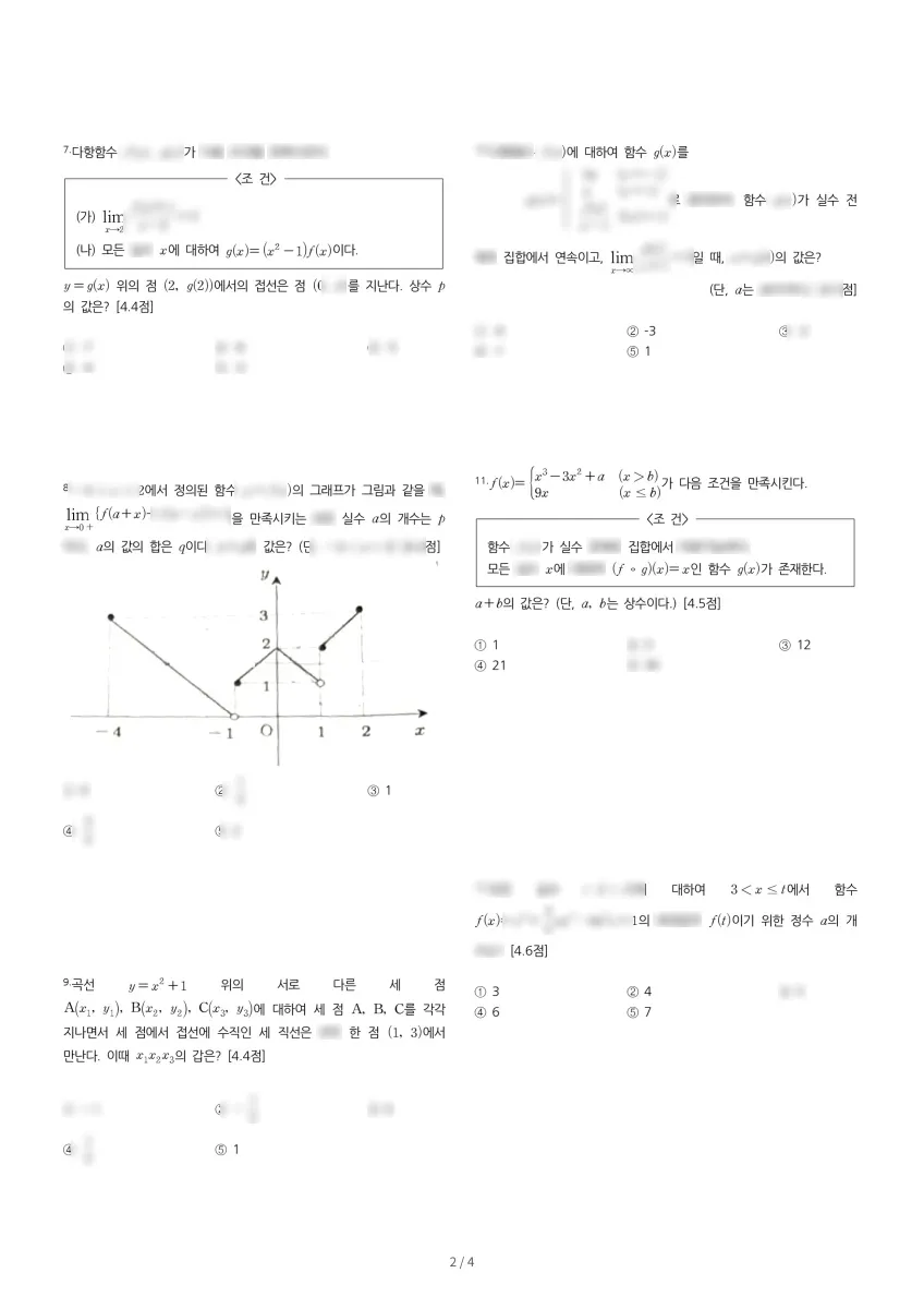 세화여자고등학교 (서울 서초구) 고등2 2022 2학기 중간 2페이지