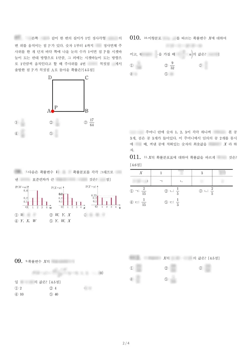 신봉고등학교 (경기 용인시) 고등2 2022 2학기 중간 2페이지